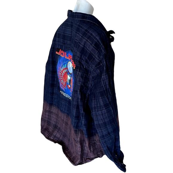 Journey Concert Tour Plaid Corduroy Shirt Shacket 3XL Oversized One of a Kind - Picture 3 of 6